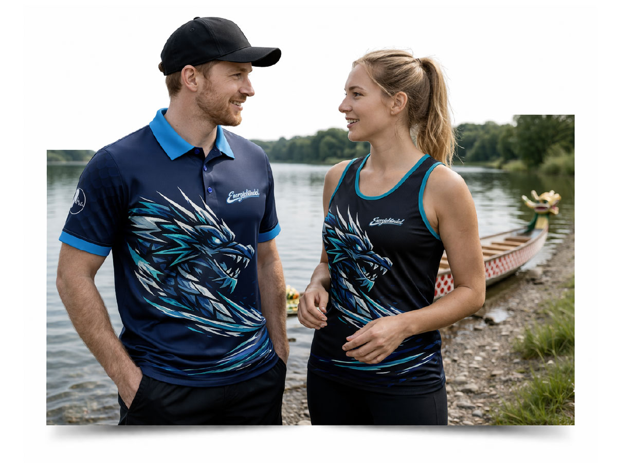 Drachenboot Vereinstrikot-Trikots bedruckt-All Over Print-Kollektion-günstig vom Hersteller