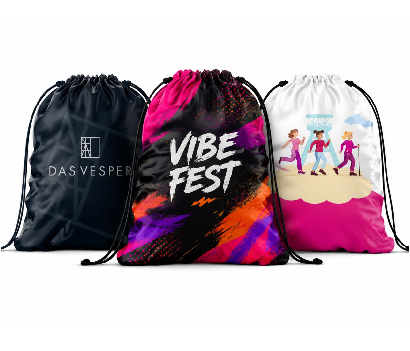 Individuelle Gymbags bedrucken lassen-Werbegeschenk-Promotion-Aktion