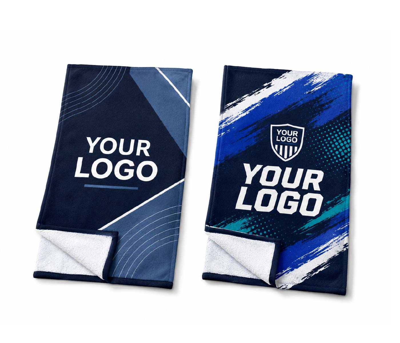 Handtücher bedrucken lassen mit eigenem Logo und Design
