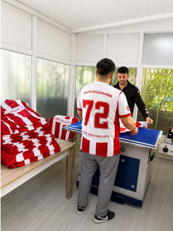 Team Your Textile produziert Team Rossmann Laufshirts-